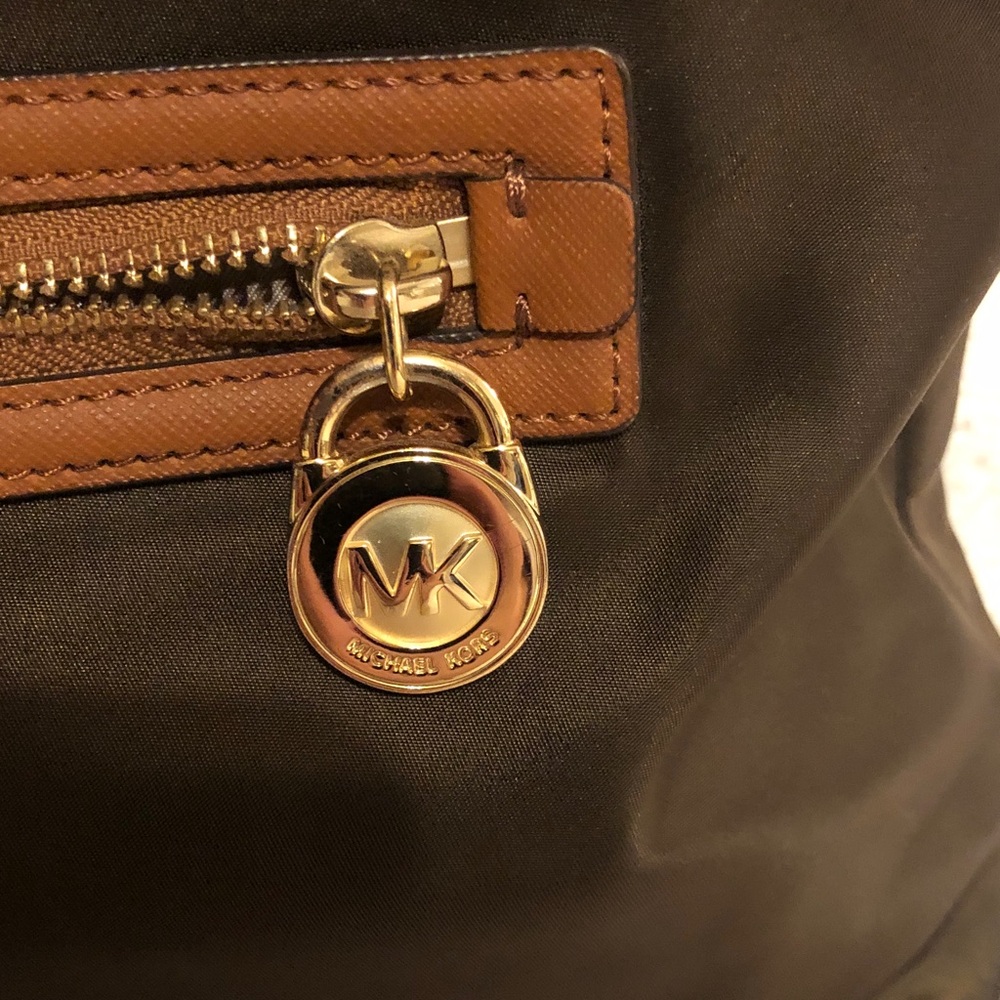 Michael Kors Brown and Tan Nylon Women's Bag - Picture 2 of 10